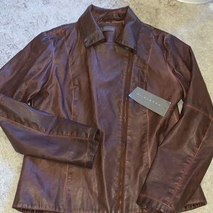 Bagatelle vegan leather coat NWT size medium